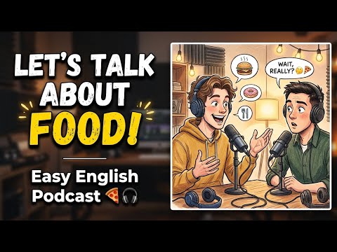 🍔 Improve English Speaking with Food Talk | Restaurant English & Daily Routine Practice 🍟