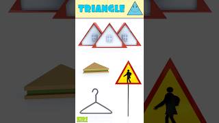 Learn Triangle Shape Objects #shapesforkids #kidslearningvideo