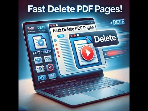 Fast Delete Page in PDF on MacOS (MacBook Tutorial)