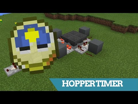 Minecraft | Variable HOPPER CLOCK (Up To 512 Seconds) | Redstone Tutorial