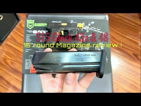 Shield Arms S15 Glock 43x & 48 magazine Review 2020 !