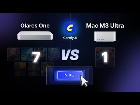 Olares One vs. Mac Studio (M3 Ultra): 7x Faster AI Image Generation