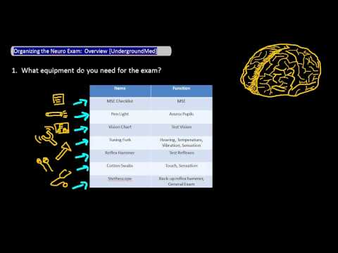Organizing the Neuro Exam:Overview [UndergroundMed]