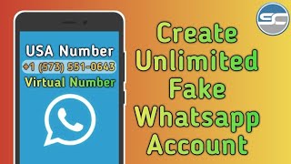 how to create unlimited fake whatsapp 2022|GET USA WHATSAPP NUMBER|100% working method