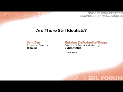 One:One Conversation: Are There Still Idealists?