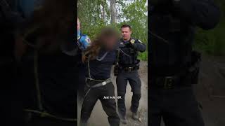 Driver Flees on Foot But Troopers Catch Him Quickly | Alaska State Troopers | A&E #shorts