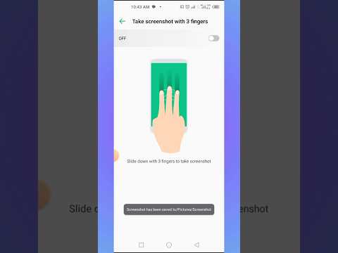 3 Finger Screenshot kaise lete hain | 3 finger screenshot setting ||Three Finger Screenshot Setting