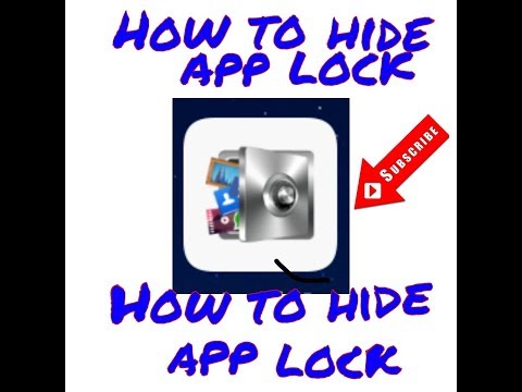 How to hide app lock #Nisar2love