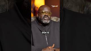 Shaq says it’s SGA’s league now 🫡 #nba #champion #okc #thunder