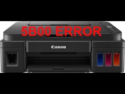 canon yazıcı kafa tıkanıklığı giderme 5b00, canon yazıcı error 5b00