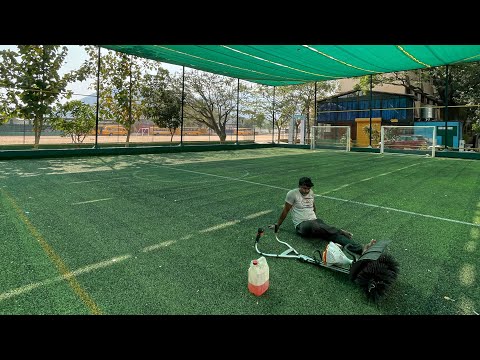 Periodic turf maintenance for Adyayana International School: SR Sports Corp.