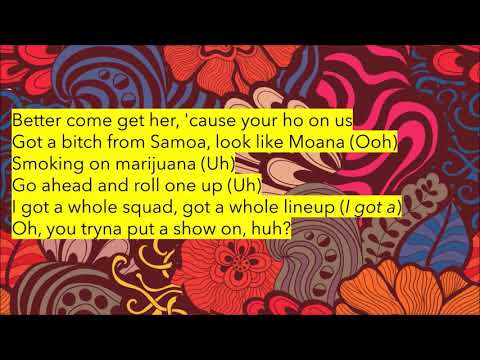 G-Eazy & Jack Harlow - Moana (Lyrics) | Moana Official Lyric Video