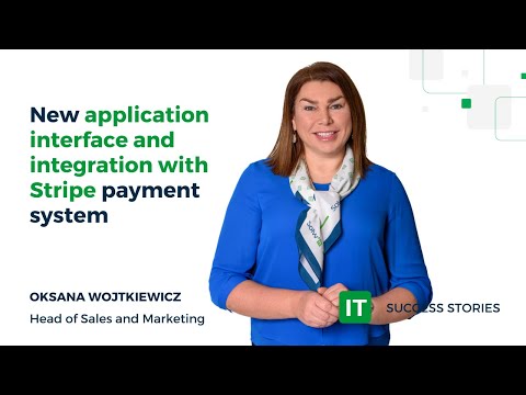New application interface and integration with Stripe payment system ➡ Zyberia (HealthB) case study