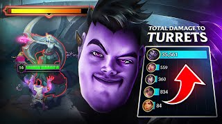 PUSHING EVERY SINGLE TURRET ON THE MAP WITH MUNDO
