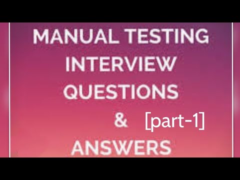 manual testing interview questions with answers [part-1]👍#like #subscribe #tutorial