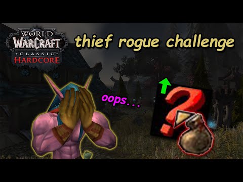 i accidentally sold my best upgrade yet | thief rogue hardcore WoW challenge