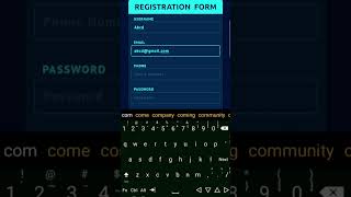#responsive #form #html #css Cool Project Download Free Source Code | #short #animation #webdesign |