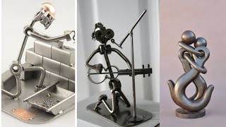 50 AMAZING IDEAS WITH NUTS&BOLTS | METAL ART | METAL SCULPTURE NUTS & BOLTS