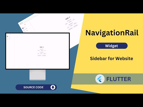 Flutter - NavigationRail Widget Tutorial | How to use NavigationRail Widget in flutter