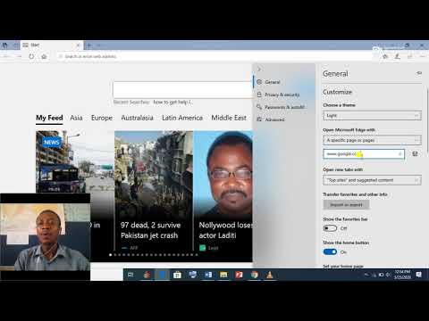 HOW TO CUSTOMIZE YOUR MICROSOFT EDGE BROWSER by Yeboah Agyabeng UCC PRY SCHOOOL