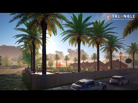 Farm House (Environment) in Kota Rajasthan Created by Triangle Animation Academy.