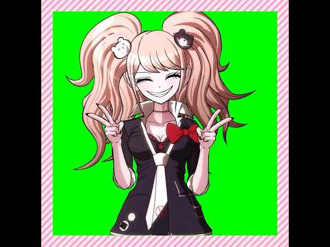 Junko enoshima tweening again !! || Danganronpa green screen #danganronpa #junkoenoshima