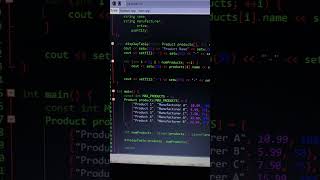 adding products c++ #cpp #code #coding #codemasters #coderstokyo #codinglife #codingninja #coders