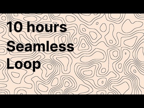 10-Hour Soft Peach Wave Pattern | 4K Calming Screensaver | Pastel Background (Looping)