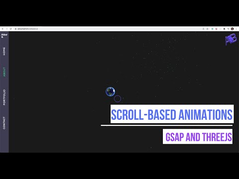 Scroll-Based Animations in Three JS with GSAP (GreenSock)