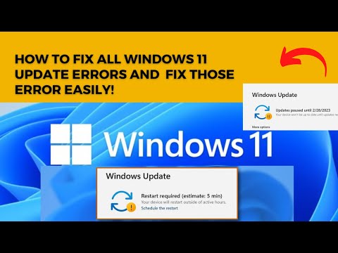 How To Fix All Windows 11 Update Errors  Fix Error Encountered