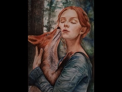Watercolor Portrait #tutorial #howtopaint #portrait