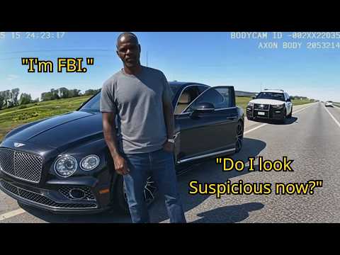 Racist Cop Illegally Searches Black Man's Bentley — The Driver Is FBI  The Cop's Career Is Over