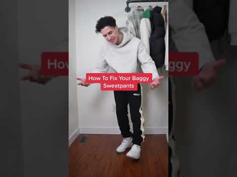 How to fix your baggy swaetpants