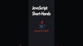 Javascript Short-Hands #javascript #code #programming