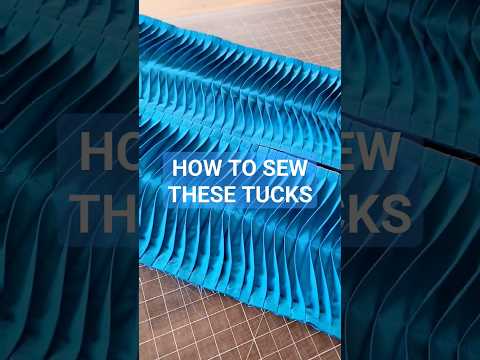 So, you want to sew these tucks? Here's exactly how! 🙌🏽