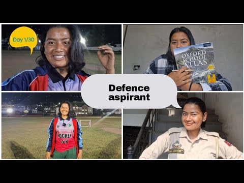 Day 1/30 Day challenge 💪  | CDS NDA AFCAT | Managing JOB👮‍♀️ , study 📚, fitness 💪.