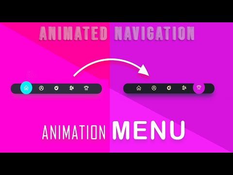 Animated Navigation Menu Bar With HTML CSS and JavaScript | (Free JavaScript Code)