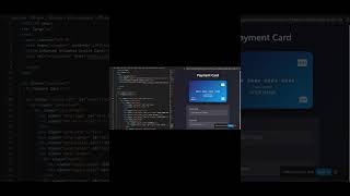 💳Interactive Payment Card Design — HTML/CSS/JS