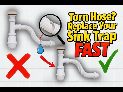 Fix a Leaky Sink in 5 Minutes! | DIY Siphon Hose Replacement 💧🔧