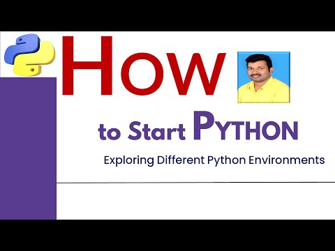 How to start Python