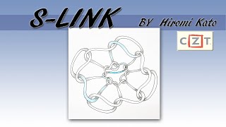 如何畫一般圖樣How to draw the Tangle Pattern S-LINK