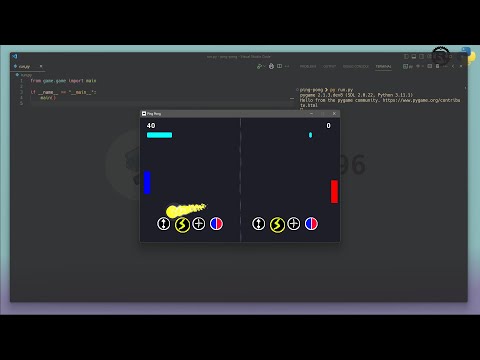 Creating a chaotic ping pong game