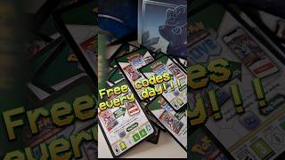 Free Pokemon TCG codes every day🤩 108.day #pokemon #freecodes #tcg #tcgpokemon #pokémon #shorts