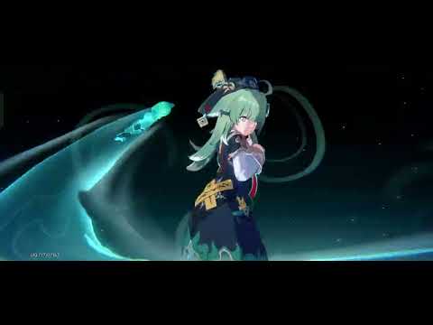 Saber on fire in Honkai Star rail