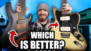 BARITONE VS 8 STRING GUITAR!