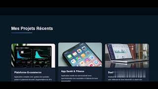 Free Developer Portfolio Website Template | Dark Mode Design | HTML CSS