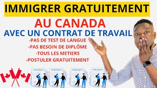 VOICI COMMENT J'AI PU TROUVER DES CONTRATS DE TRAVAIL AU CANADA EN ÉTANT EN AFRIQUE