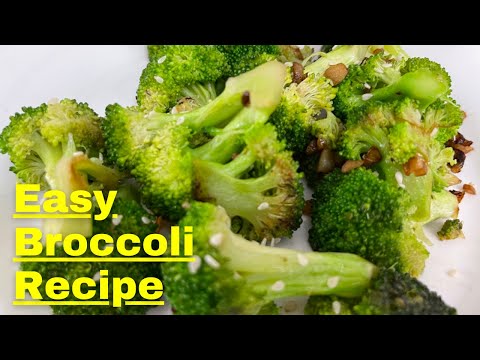 Easy Garlic Butter Broccoli Recipe in less than 10 minutes