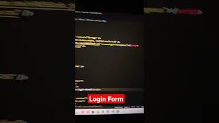 Easy Login Form Using html css 2023 #how #shorts #viral #loginform #login #css