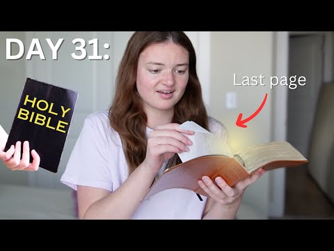 I Finished Reading the Bible in a Month! (most satisfying moment) | Episode 5